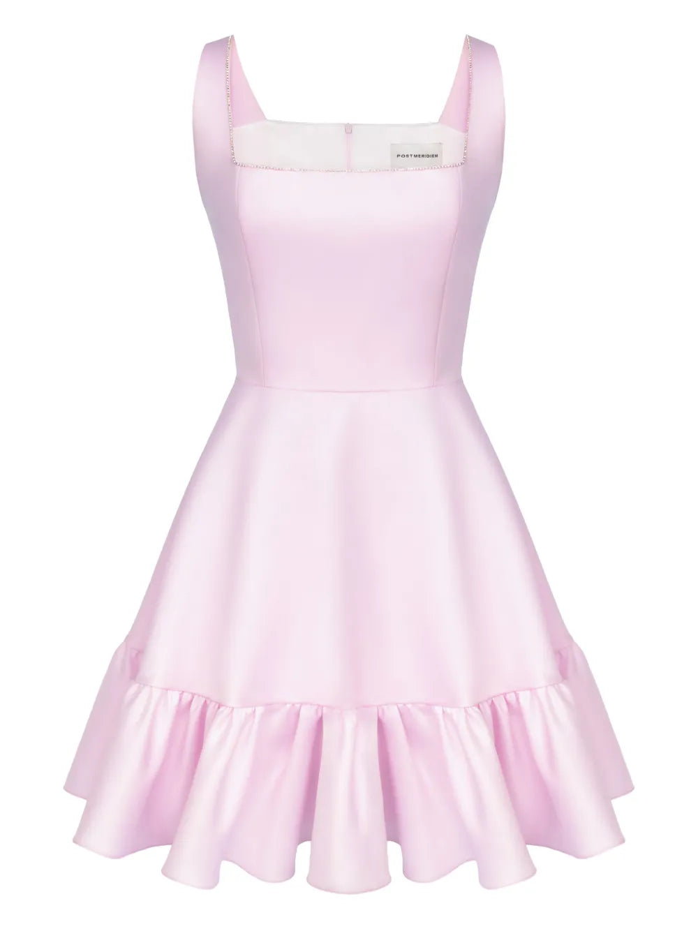 Ruffle-Hem Mini Dress