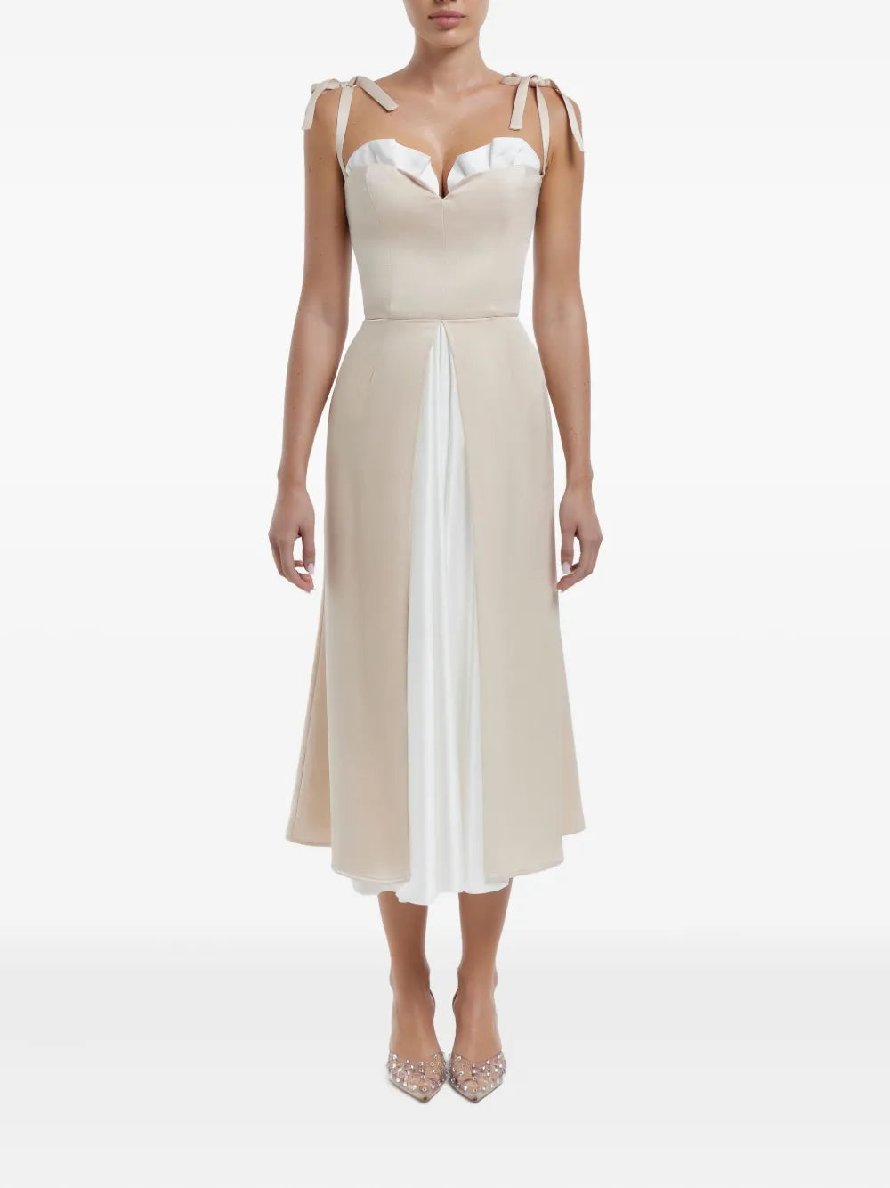 Flowy Slit Midi Dress