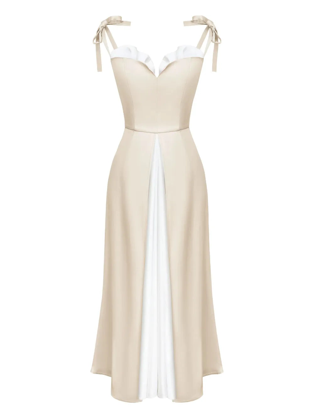 Flowy Slit Midi Dress