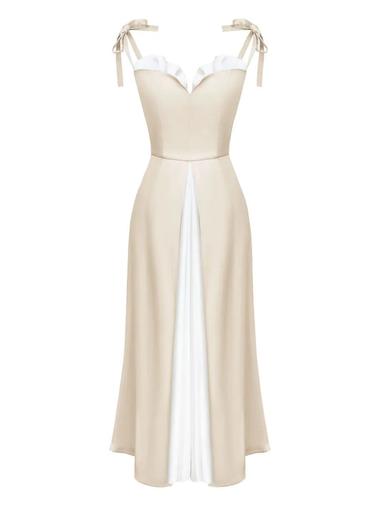 Flowy Slit Midi Dress