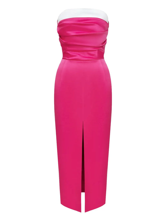Satin Midi Dress