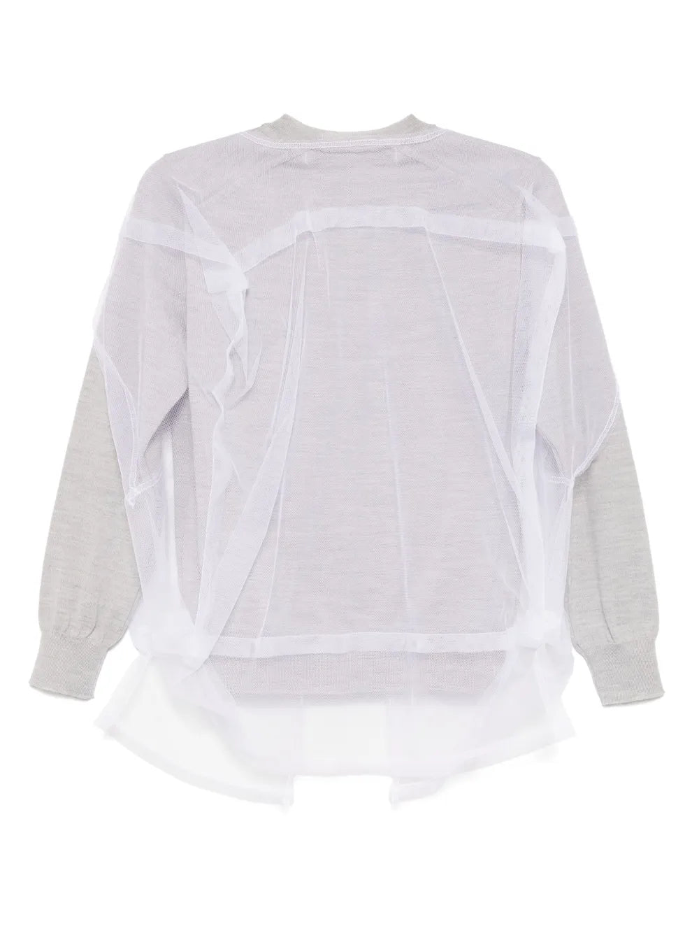 Layered Wool Cardigan