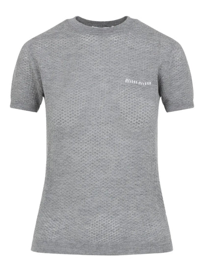 Logo-Intarsia T-Shirt