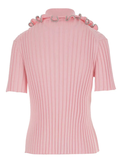 Ribbed Polo Top