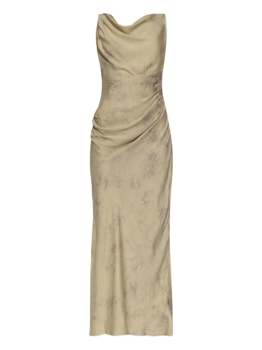 Brushed-Finish Dress