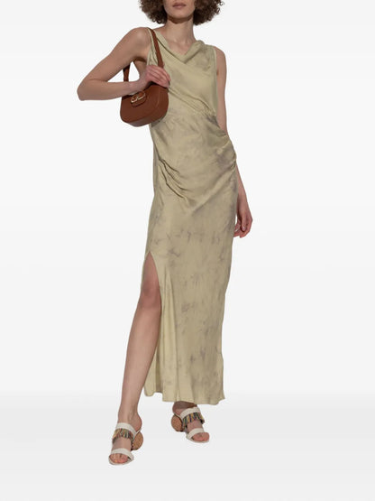 Brushed-Finish Dress