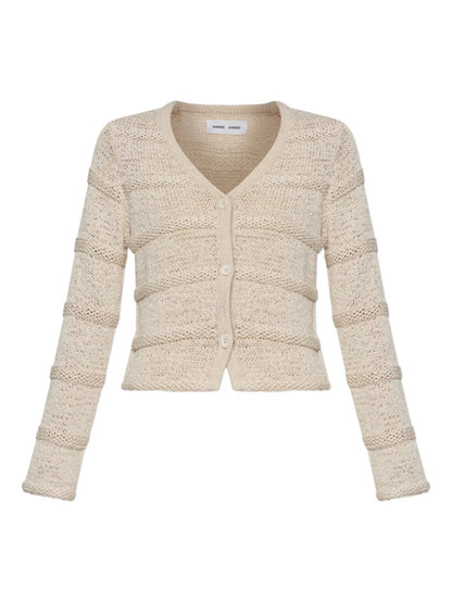 Scoop-Neck Cardigan