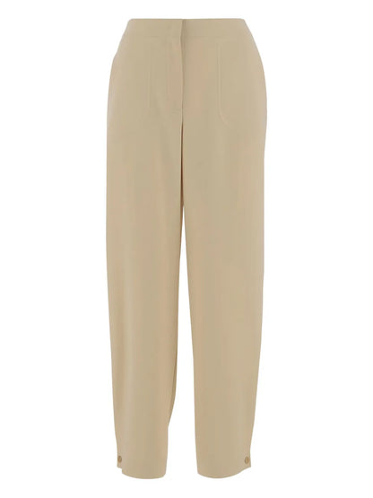 Buttoned-Hem Trousers