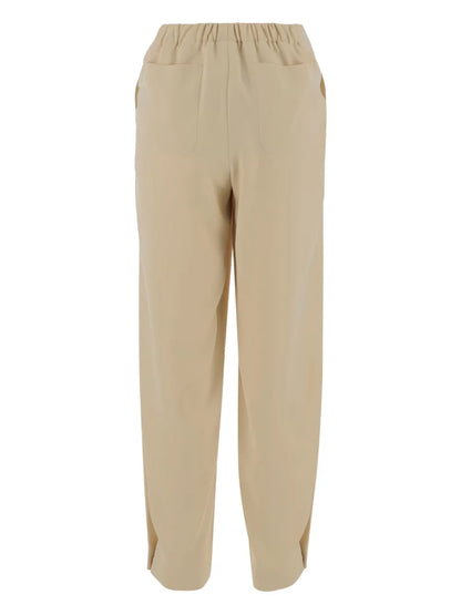 Buttoned-Hem Trousers