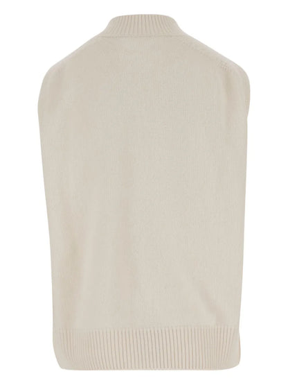 Cashmere Sleeveless Cardigan