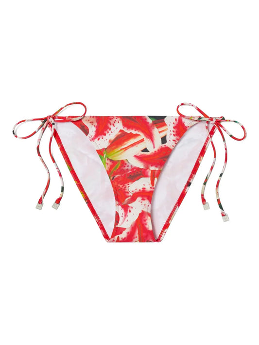 Floral-Print Bikini Bottoms
