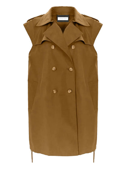Sleeveless Trench Coat