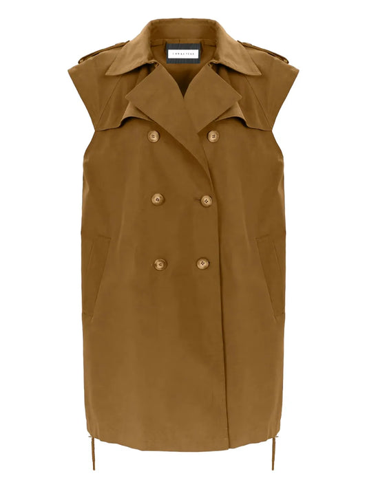 Sleeveless Trench Coat