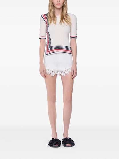 Striped Short-Sleeve Top