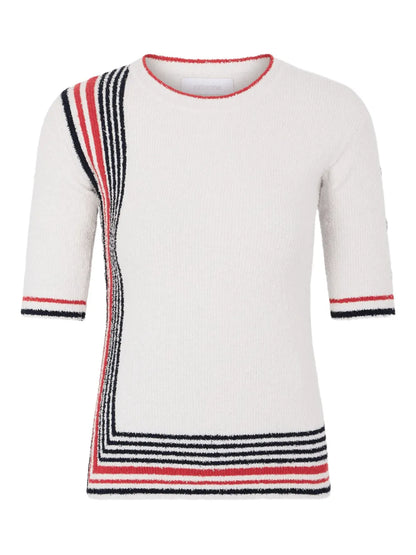 Striped Short-Sleeve Top