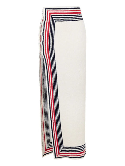 Striped Knitted Skirt