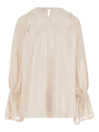 Cotton-Blend Blouse