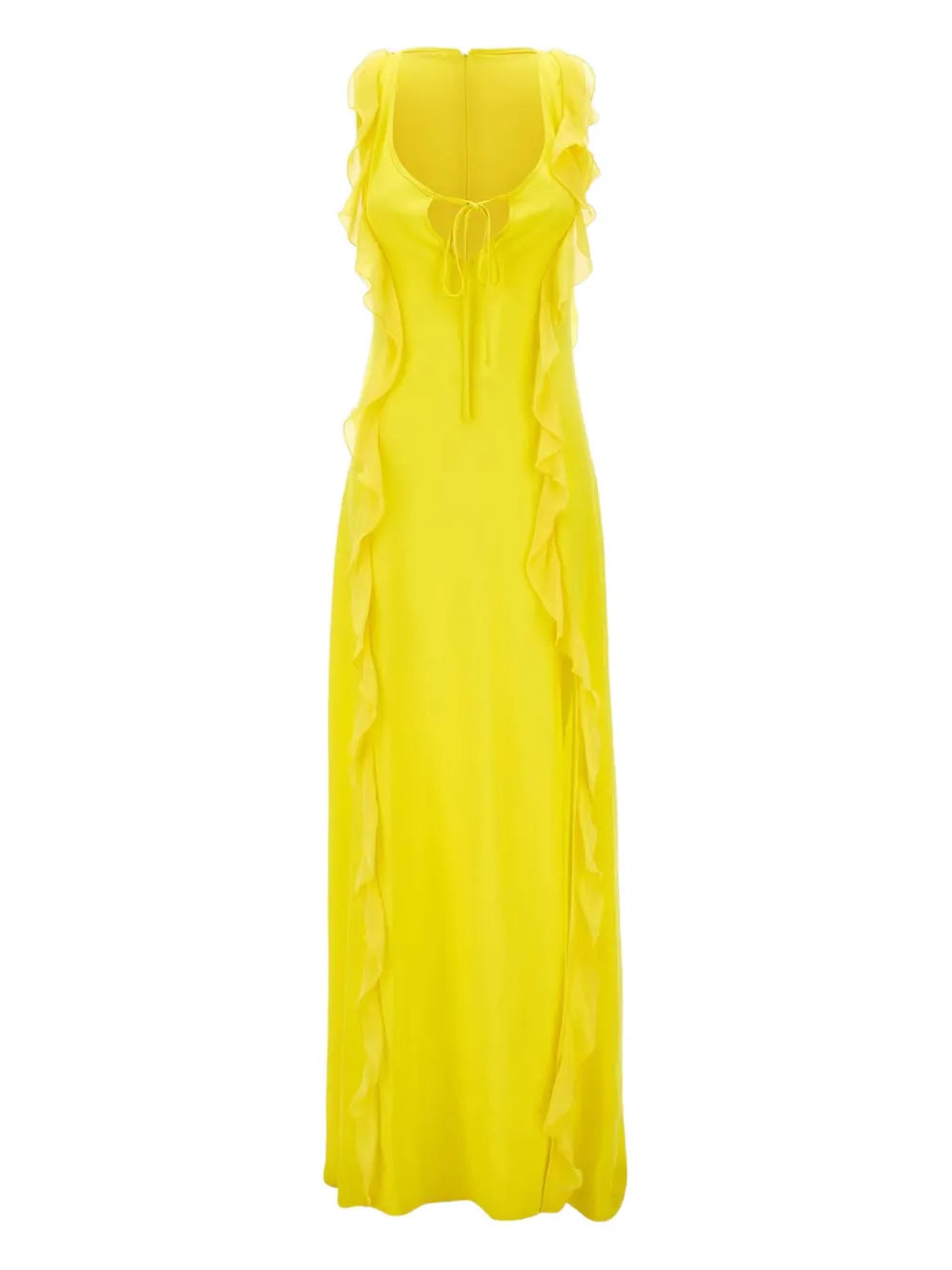Ruffle-Detail Maxi Dress