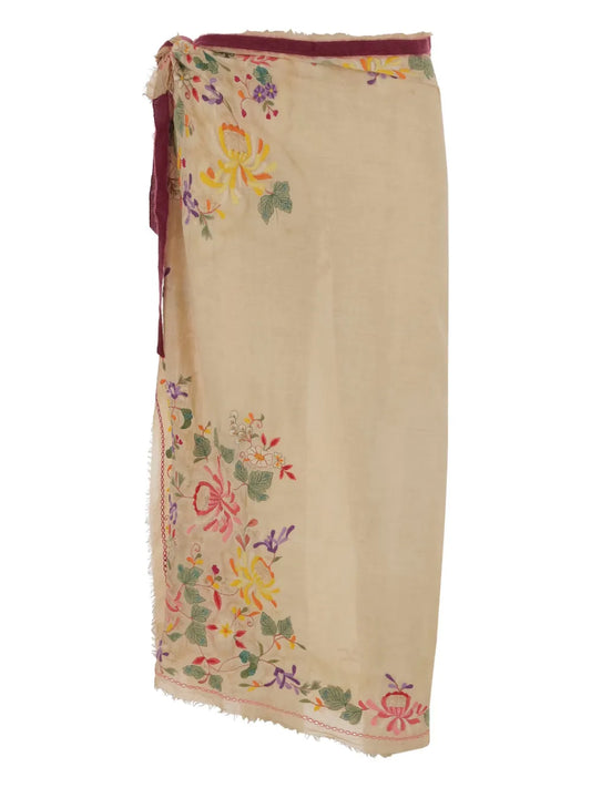 Cotton-Blend Sarong