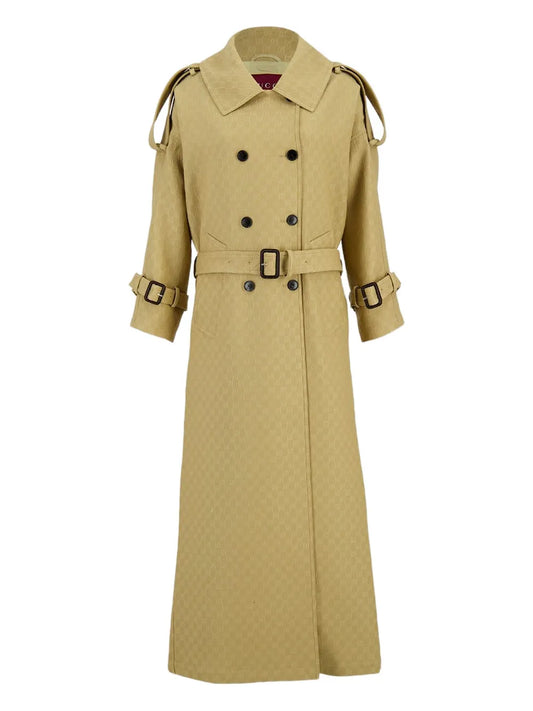 Gg Crepe Trenchcoat
