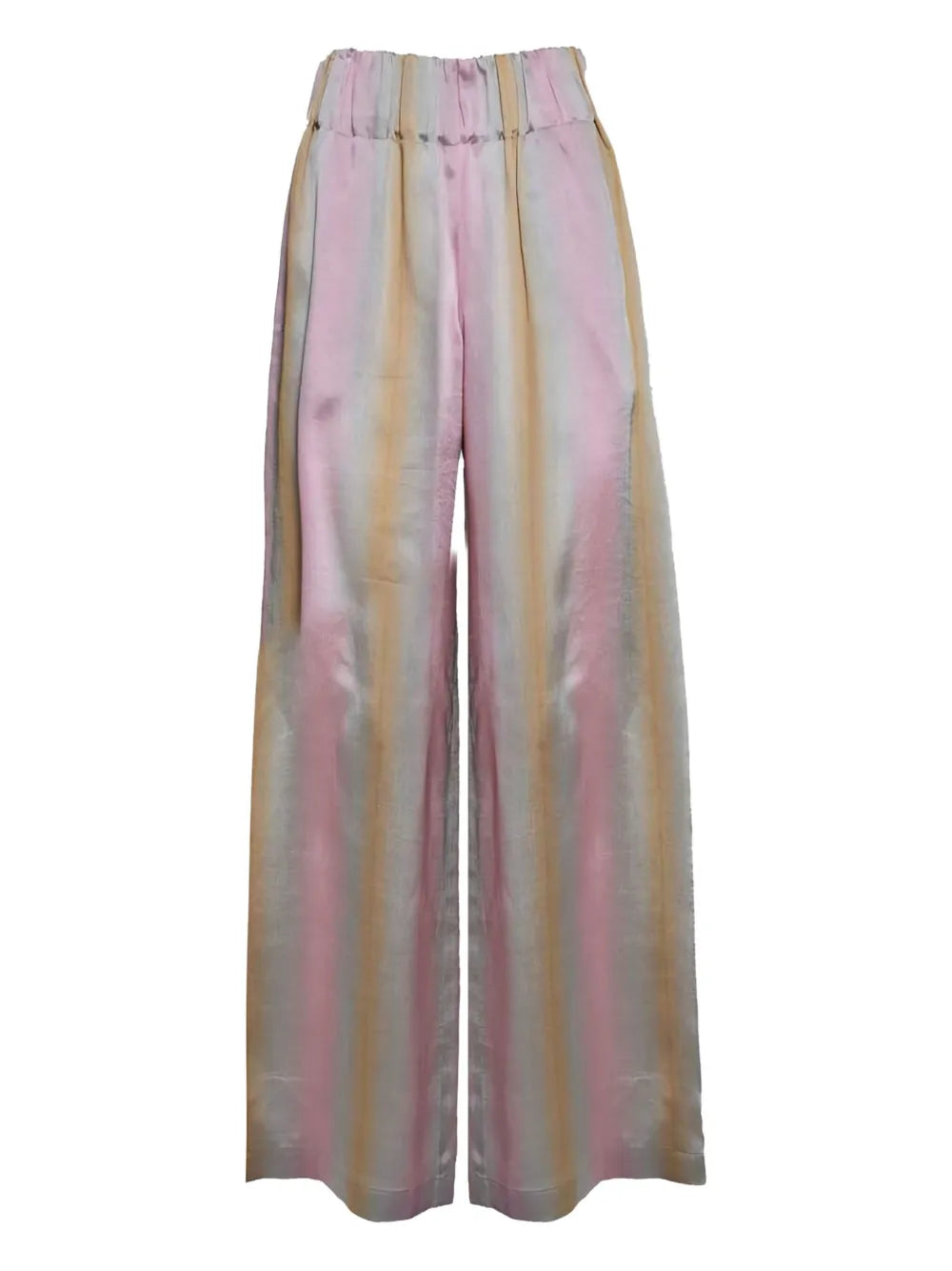 Striped Wide-Leg Trousers