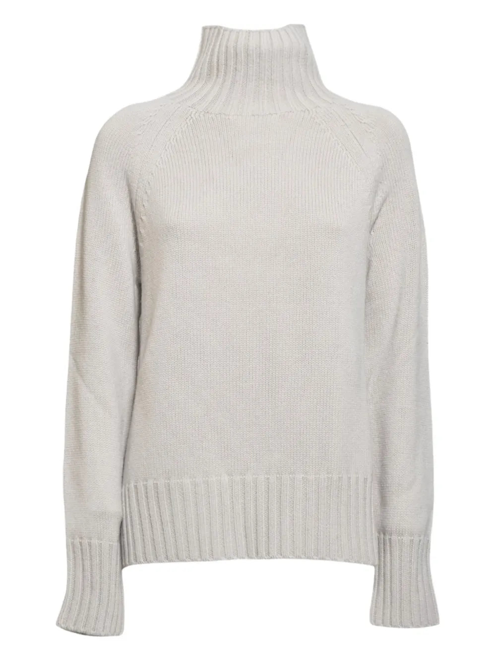 High-Neck Chunky-Knit Sweater