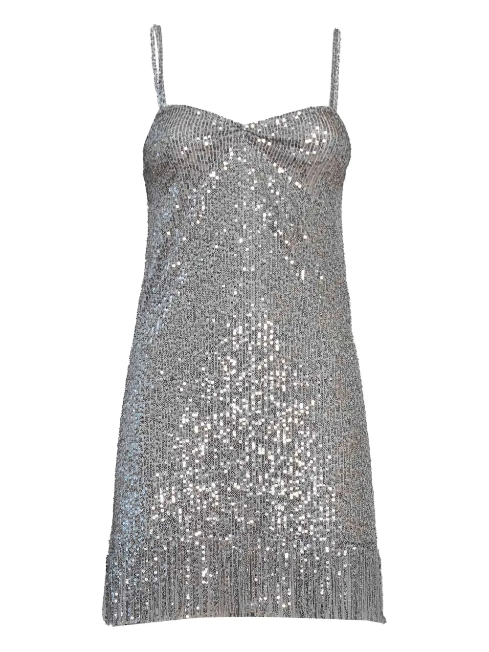 Sequin-Embellished Mini Dress