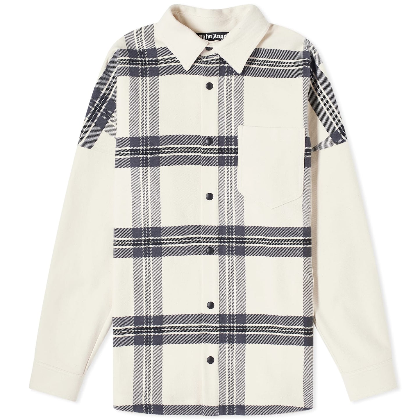 Back Logo Check Overshirt