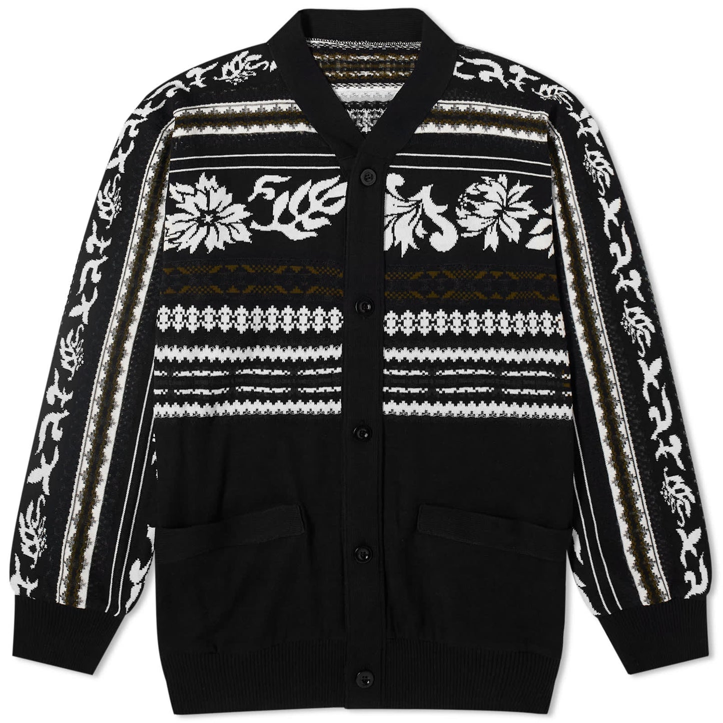 Floral Jacquard Cardigan