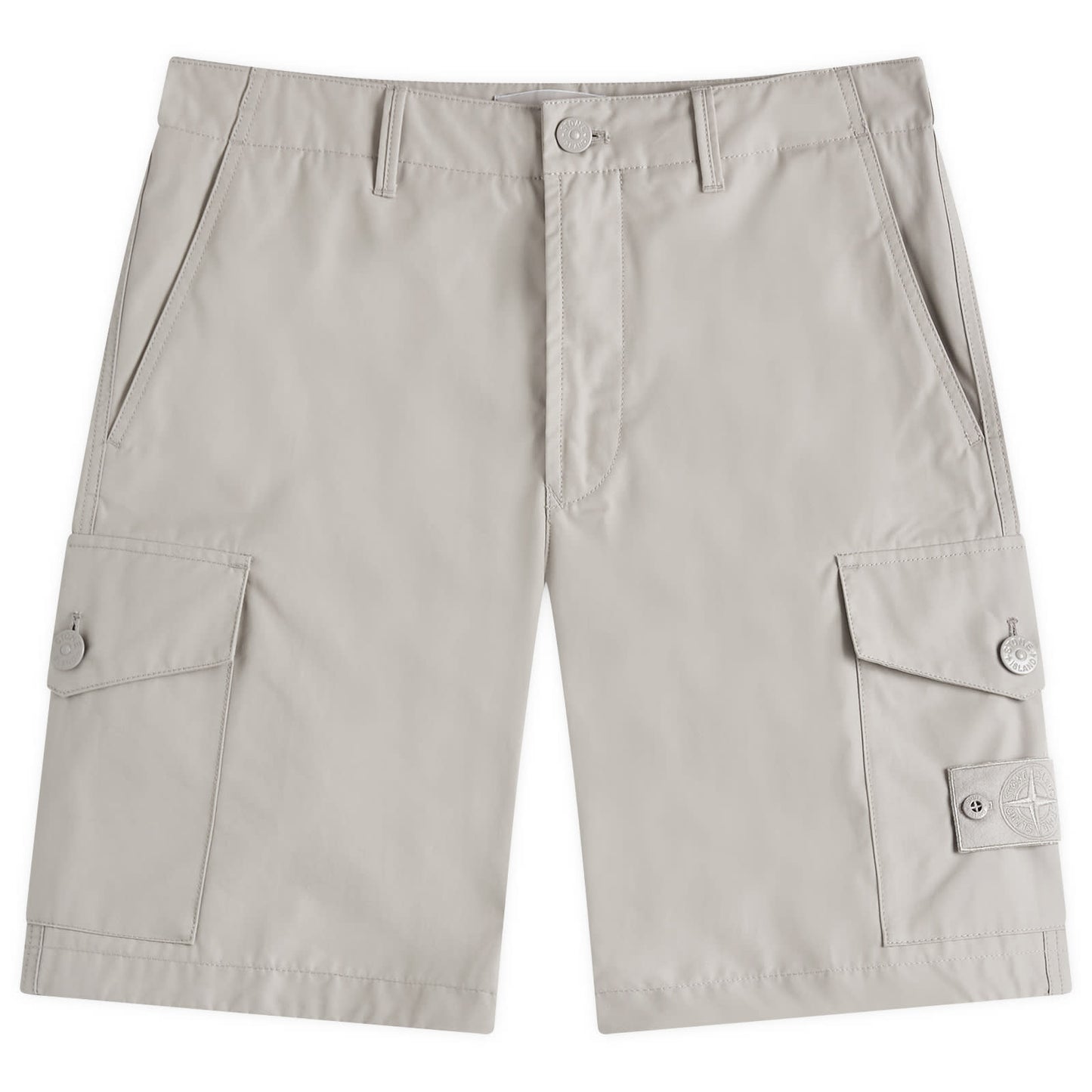 Stone Island Ghost Piece Weatherproof Canvas Cargo Shorts