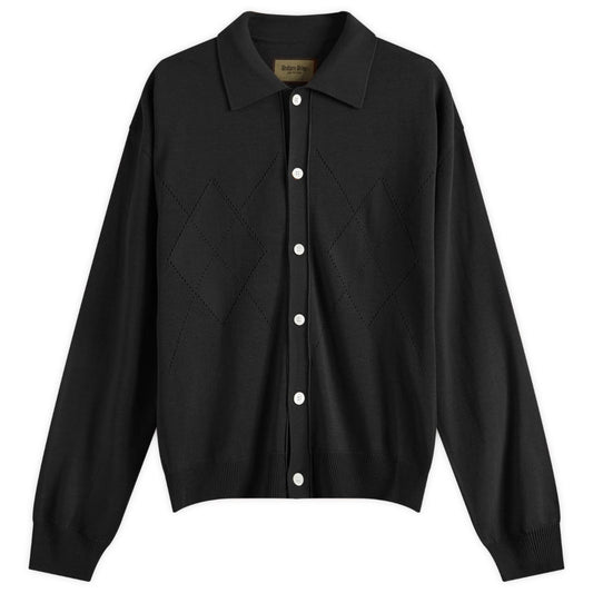 Argyle Collar Cardigan