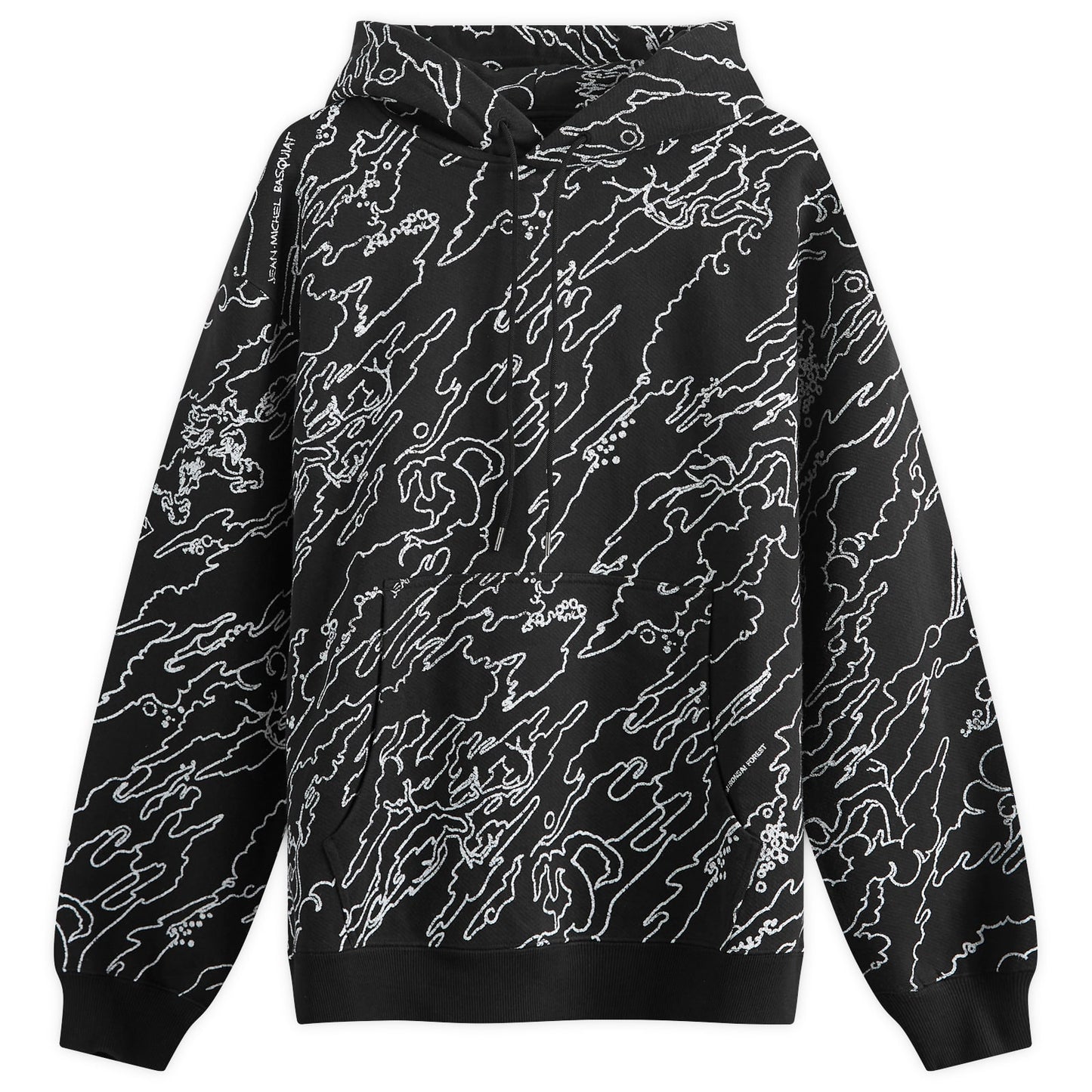 Maha Basquiat Camo Hooded Sweat