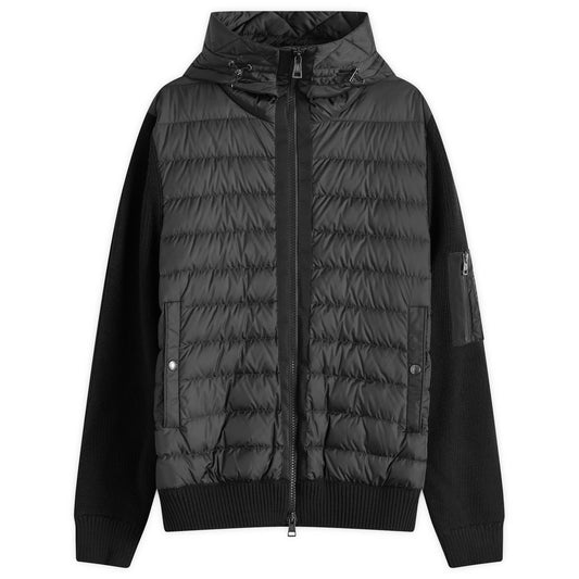 Hooded Down Knit Jacket