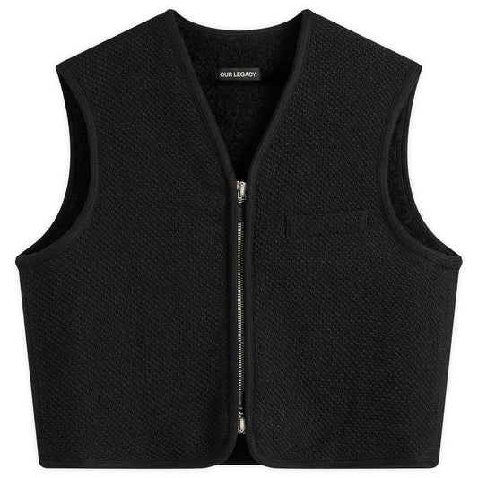 Boucle Wool Top Vest