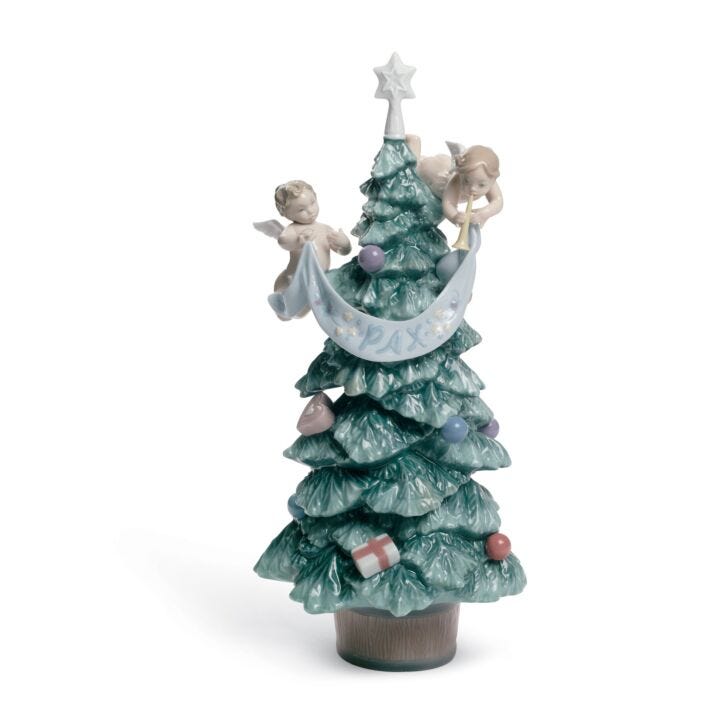 Evergreen Of Peace Tree Figurine