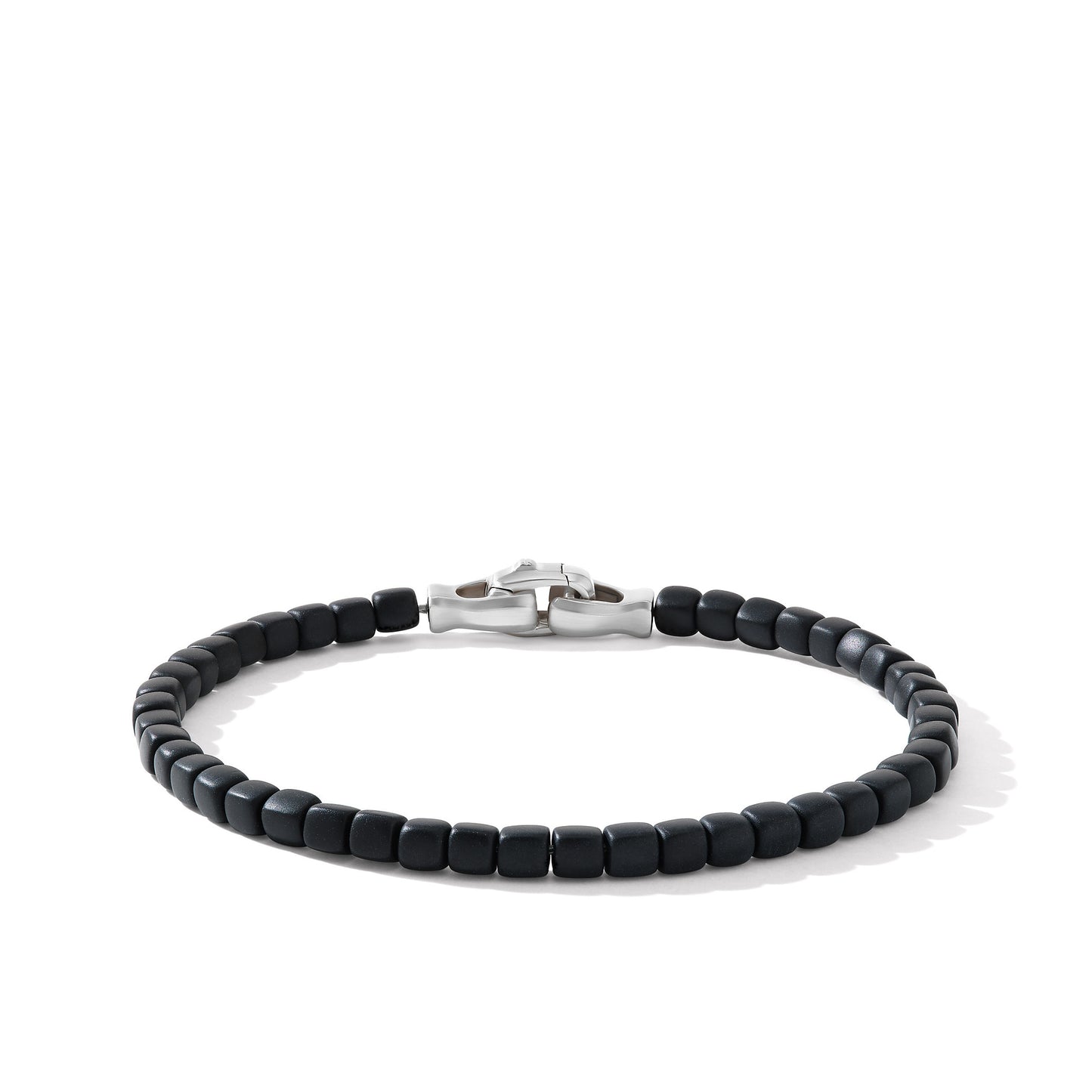 Spiritual Beads Cushion Bracelet with Black Onyx ,4mm