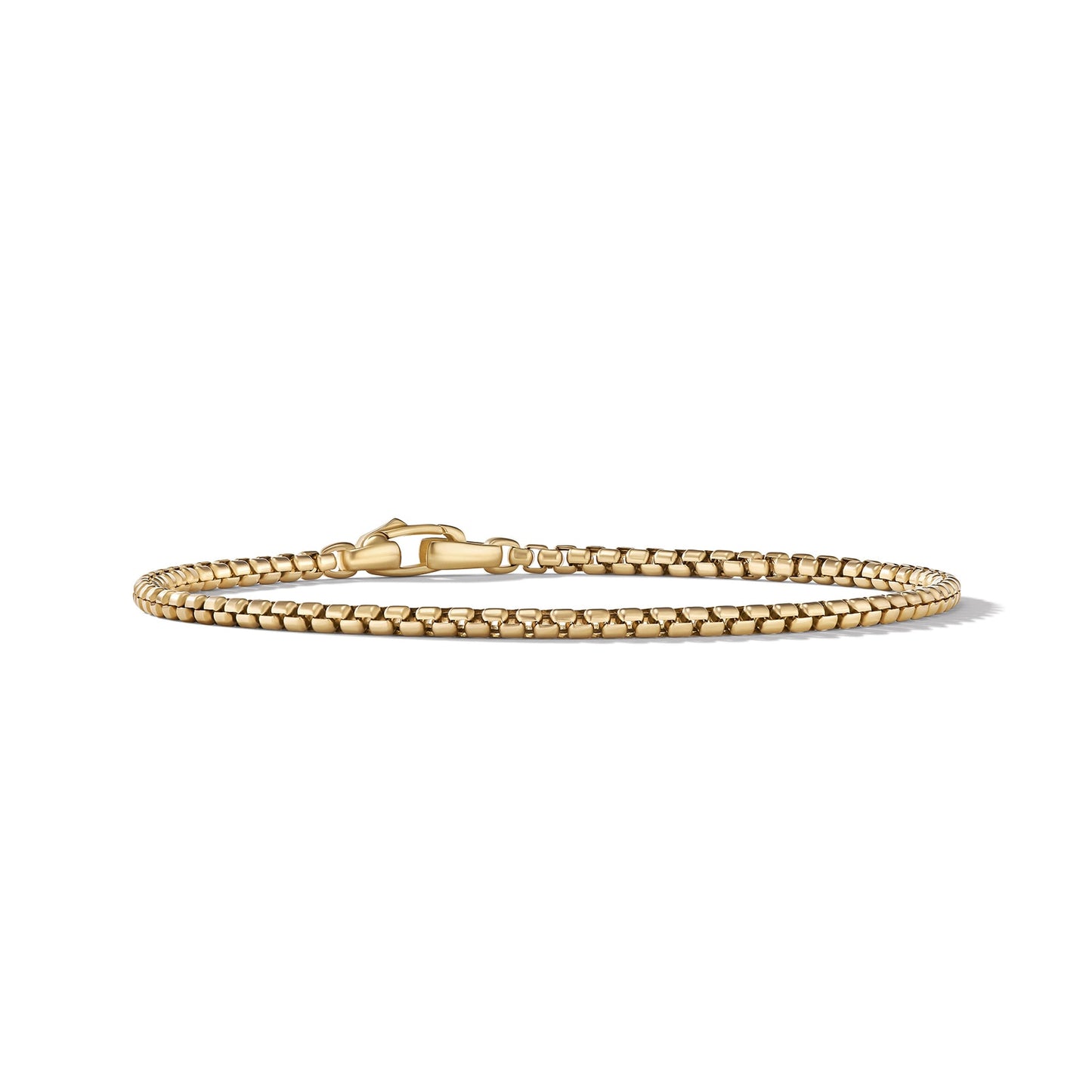 Box Chain Bracelet in Yellow Gold, 2.7mm