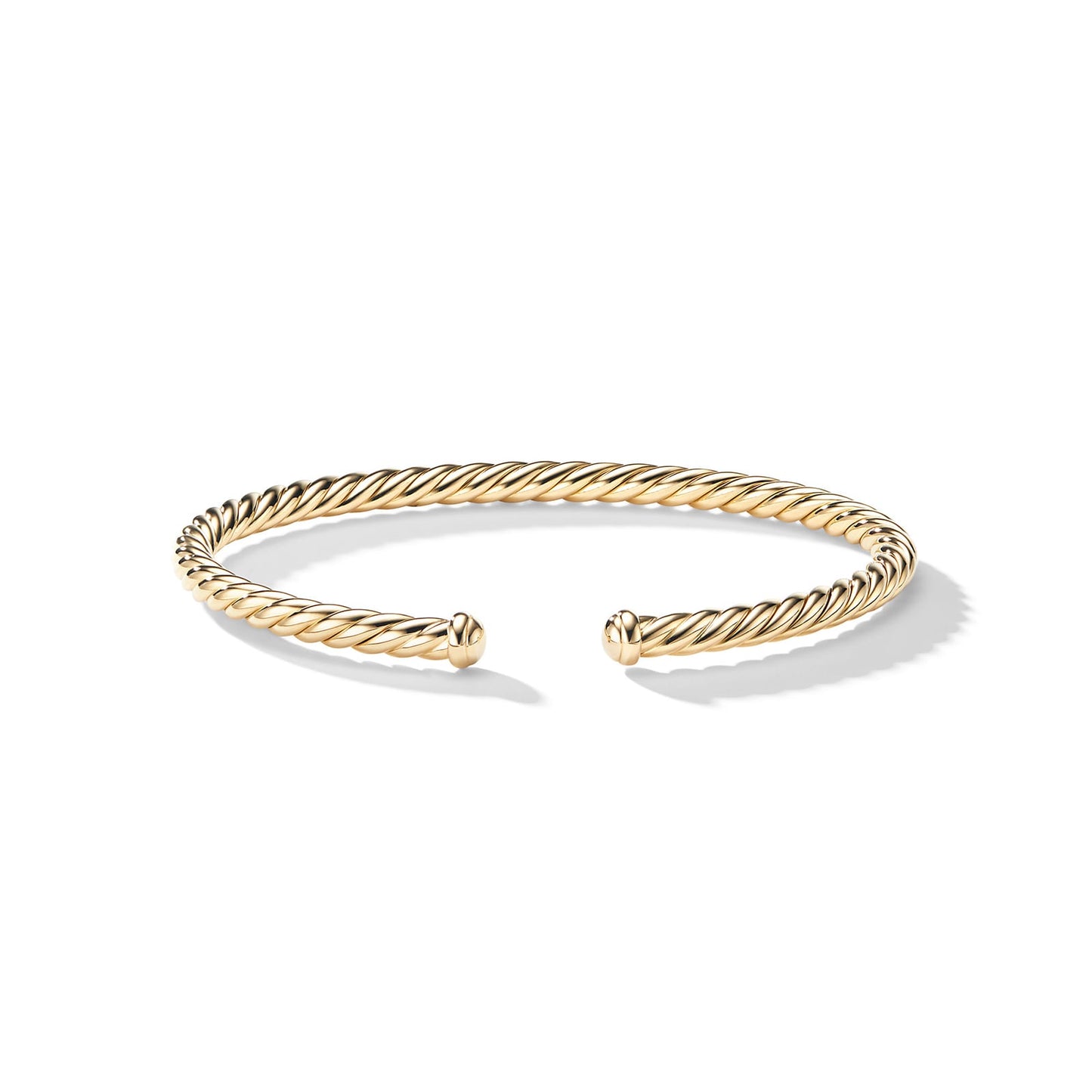 Cable Flex Bracelet in Yellow Gold, 4mm