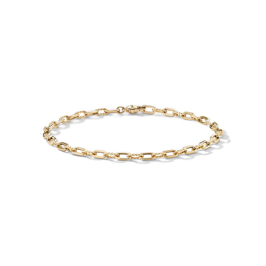 Madison® Chain Bracelet in Yellow Gold, 3mm