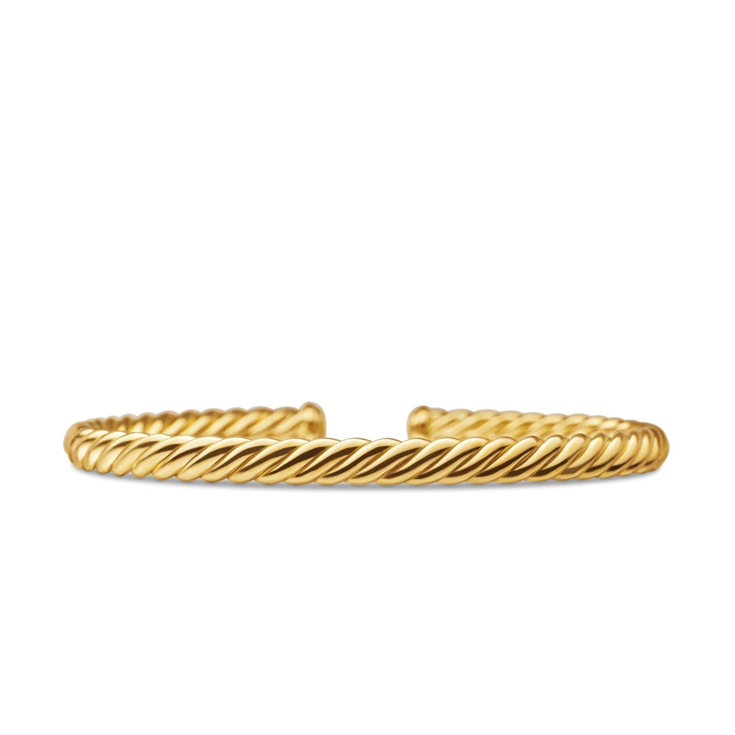 Oval Cablespira® Bracelet in Yellow Gold, 4.5mm