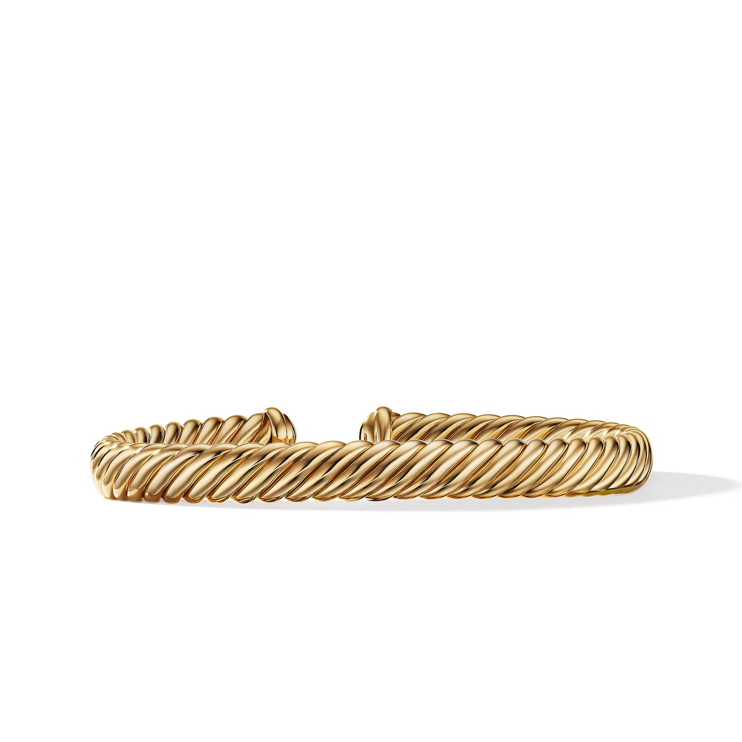 Oval Cablespira® Bracelet in Yellow Gold, 7mm