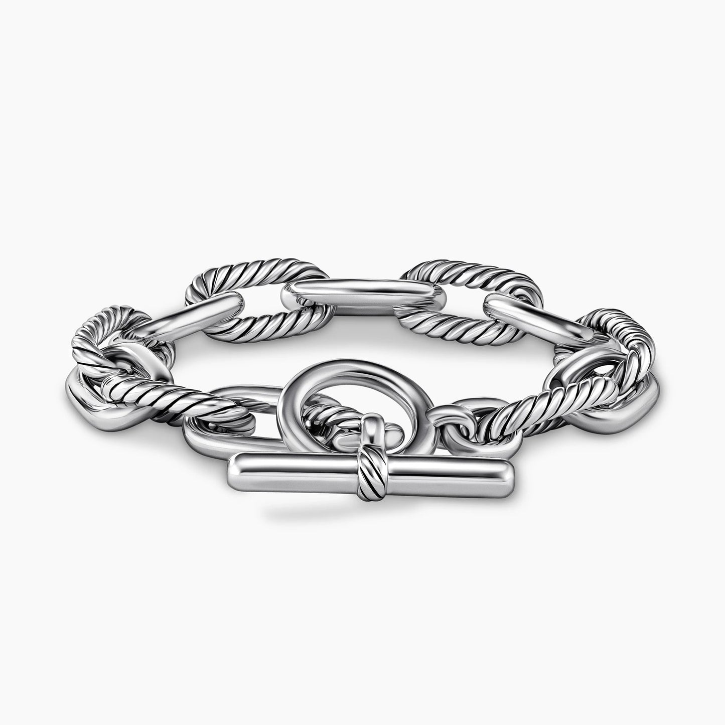 Madison® Toggle Chain Bracelet in Sterling Silver, 11mm