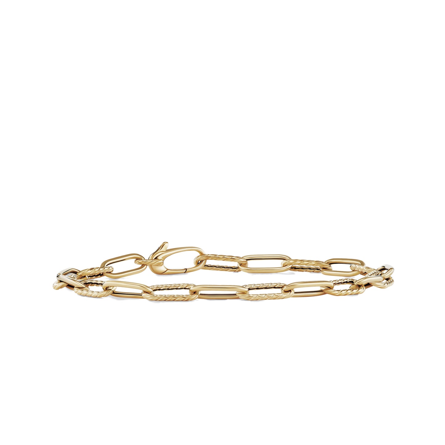 Madison® Chain Bracelet in Yellow Gold, 4mm