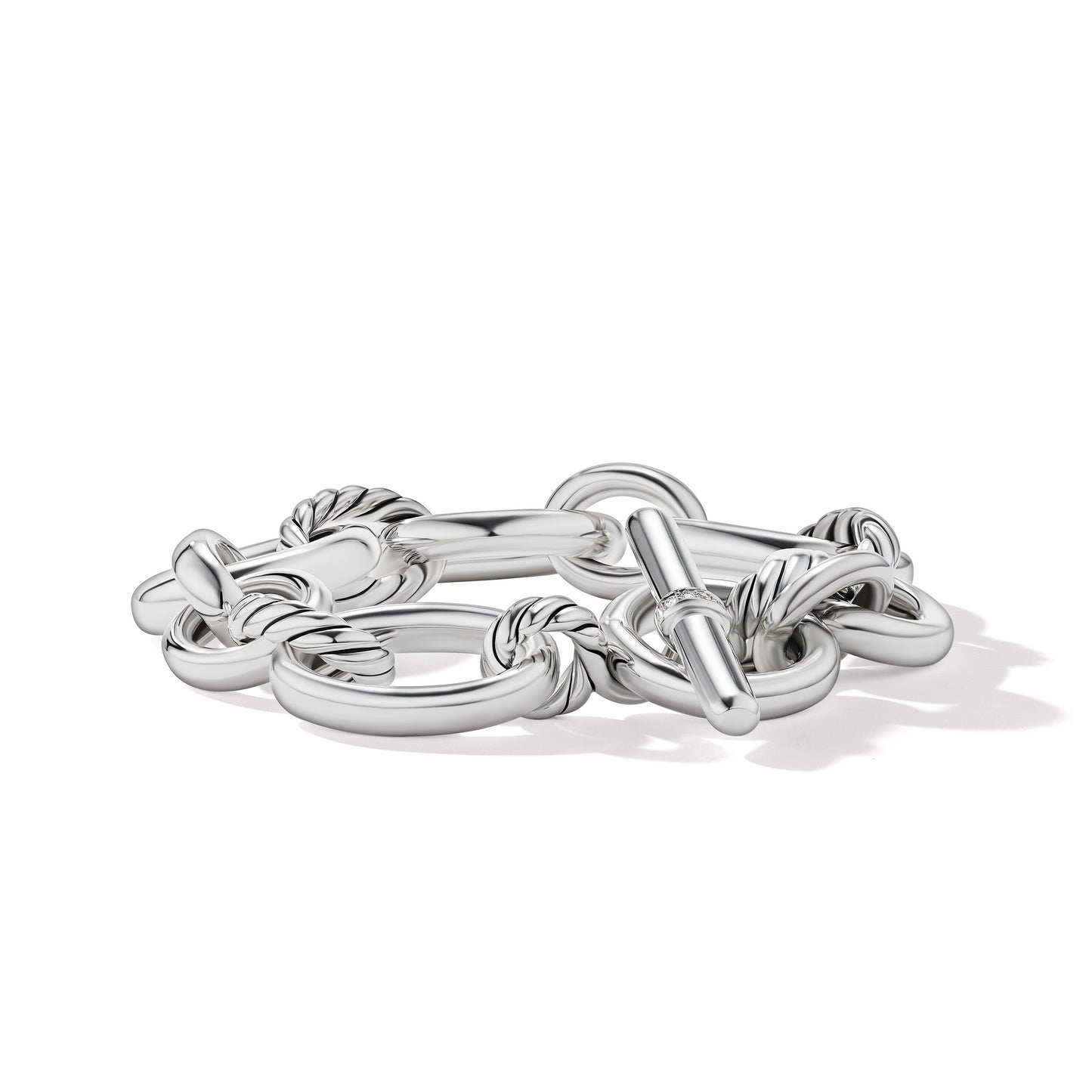 Mercer™ Chain Bracelet with Diamonds, 25mm