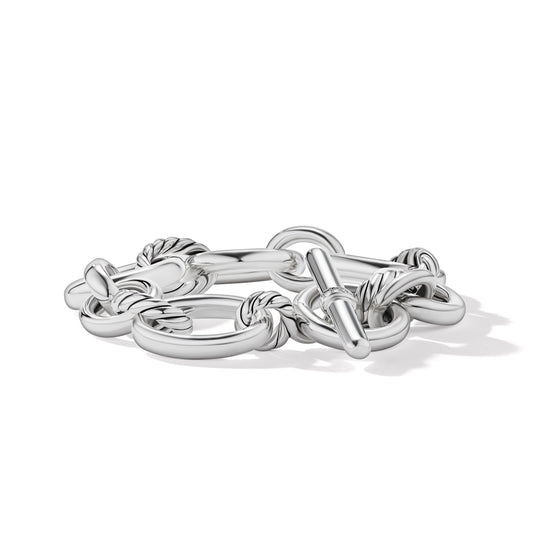 Mercer™ Chain Bracelet with Diamonds, 25mm