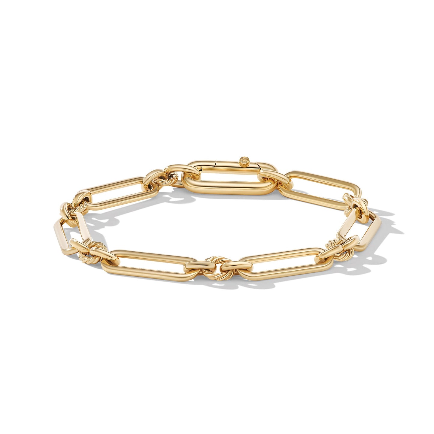 Lexington Chain Bracelet in Yellow Gold, 6.5mm