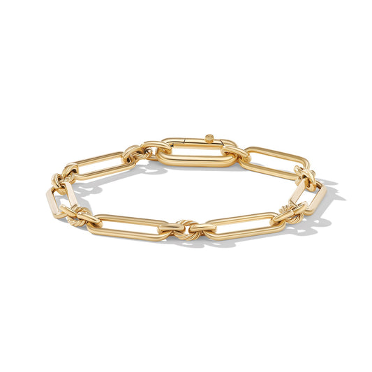 Lexington Chain Bracelet in Yellow Gold, 6.5mm