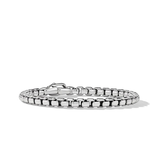 Box Chain Bracelet in Sterling Silver, 5mm