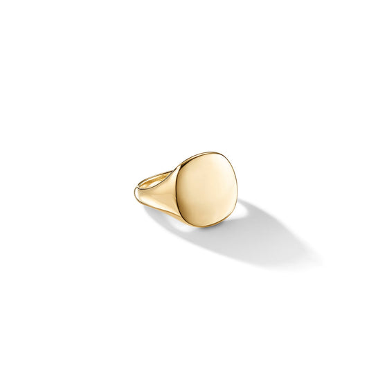 Pinky Ring in Yellow Gold, 13mm