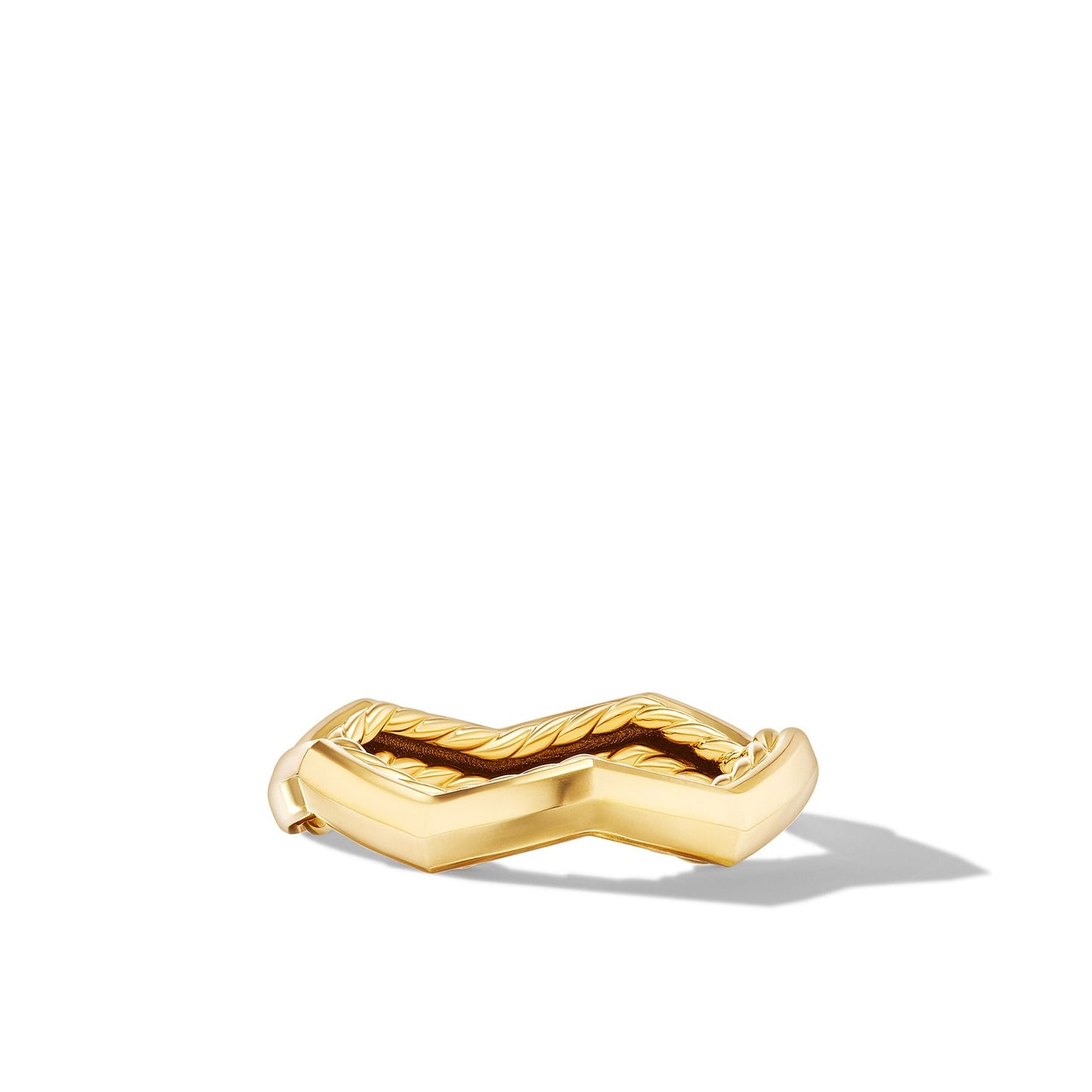 Zig Zag Stax™ Ring in Yellow Gold, 3mm